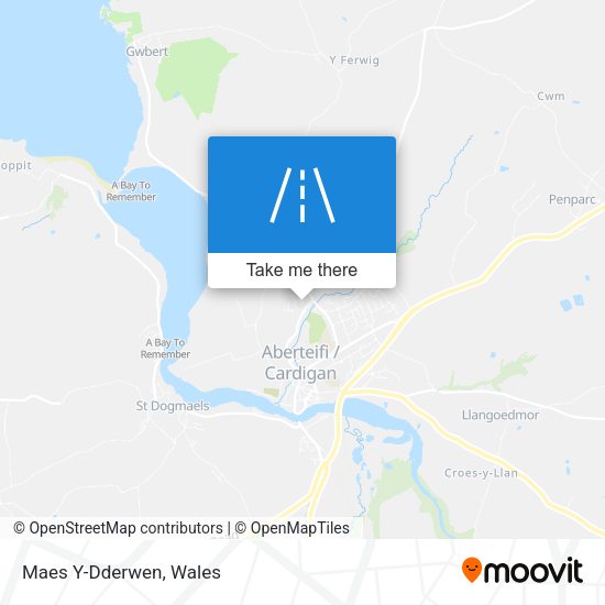 Maes Y-Dderwen map