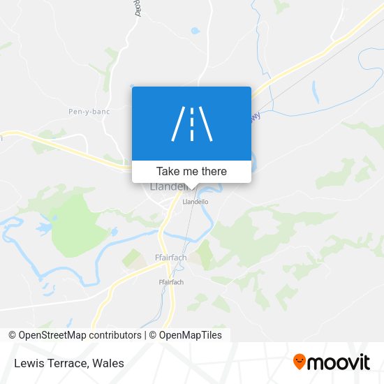 Lewis Terrace map