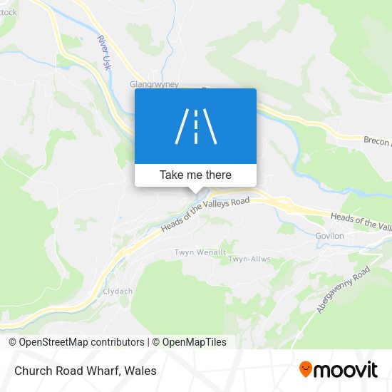 Church Road Wharf map