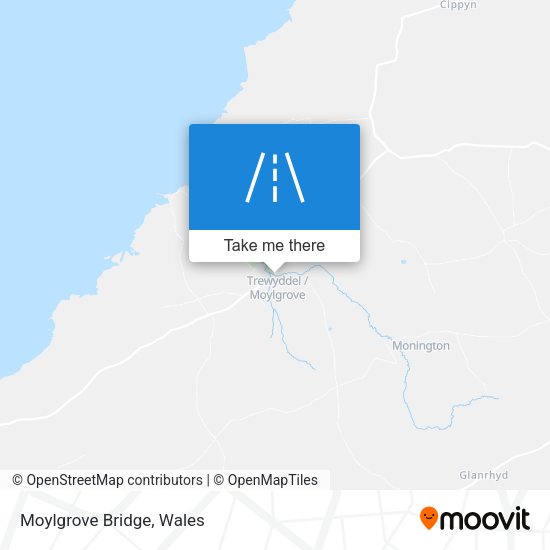 Moylgrove Bridge map