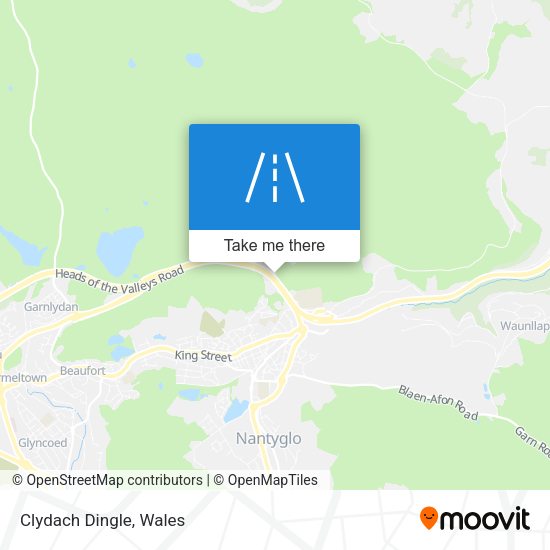 Clydach Dingle map