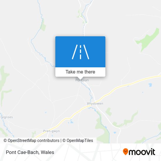 Pont Cae-Bach map