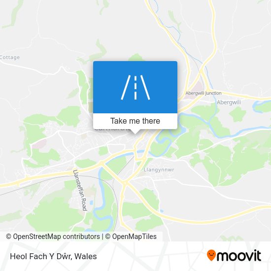 Heol Fach Y Dŵr map