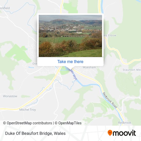 Duke Of Beaufort Bridge map