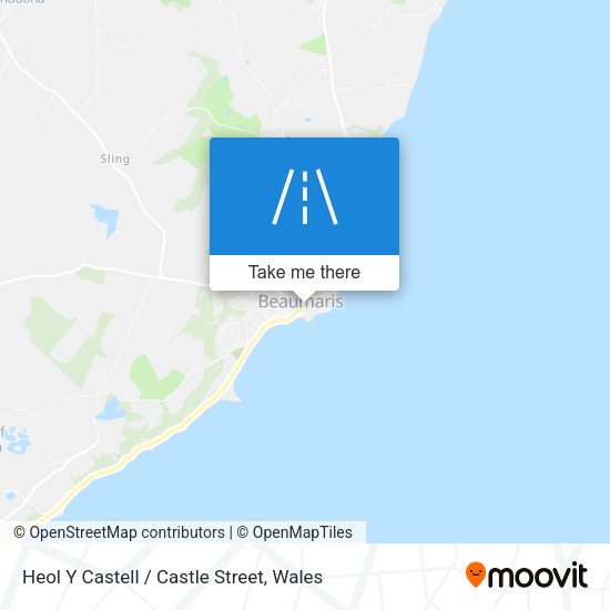 Heol Y Castell / Castle Street map