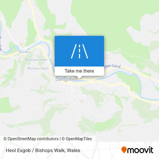 Heol Esgob  /  Bishops Walk map
