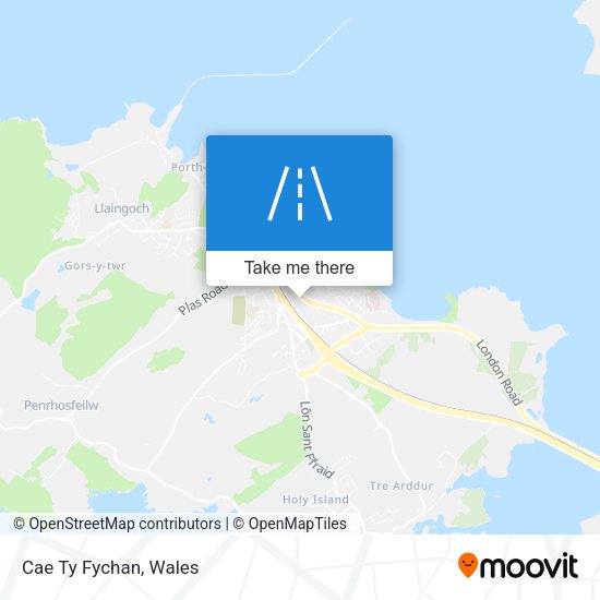 Cae Ty Fychan map
