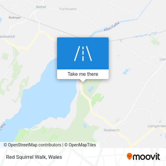 Red Squirrel Walk map