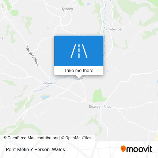 Pont Melin Y Person map