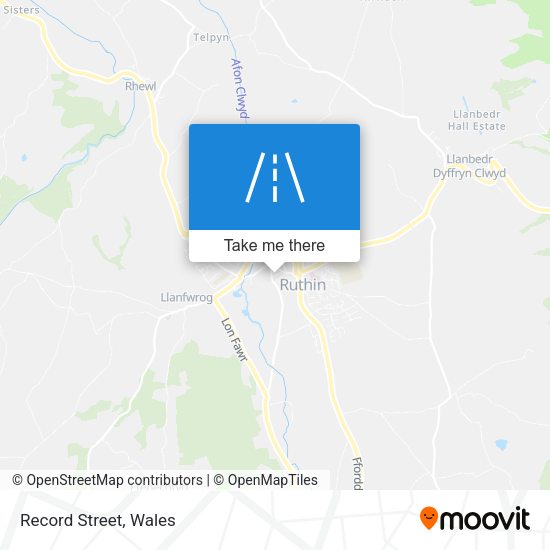 Record Street map