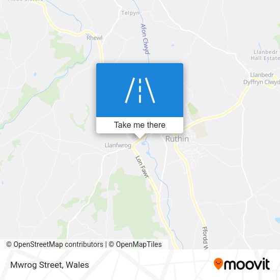 Mwrog Street map