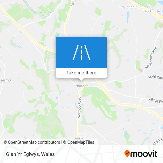Glan Yr Eglwys map