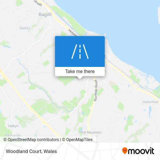 Woodland Court map