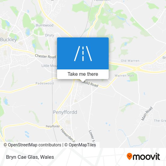 Bryn Cae Glas map