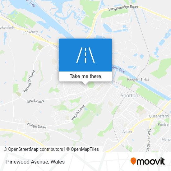 Pinewood Avenue map