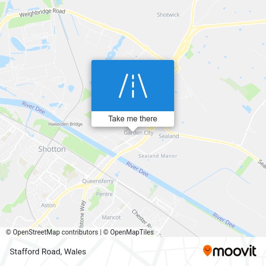 Stafford Road map