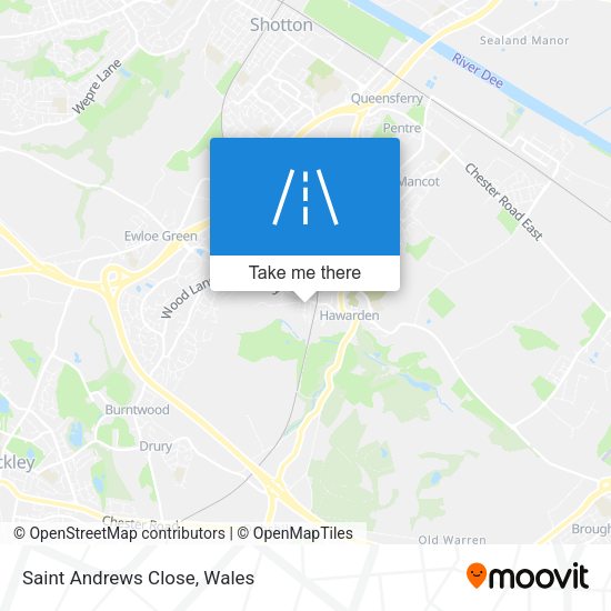 Saint Andrews Close map