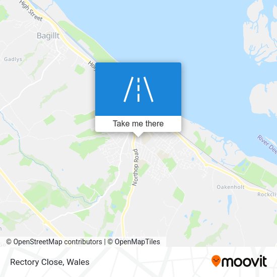 Rectory Close map