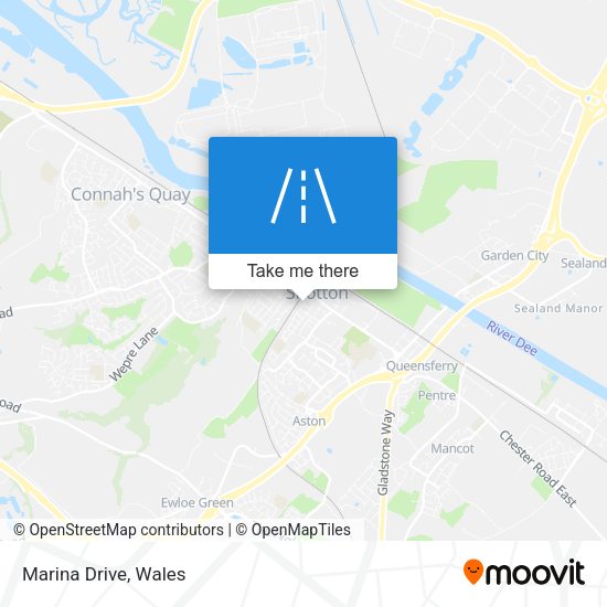 Marina Drive map