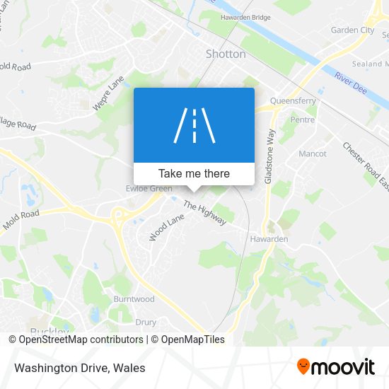 Washington Drive map