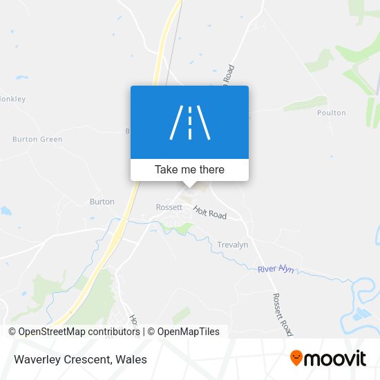 Waverley Crescent map