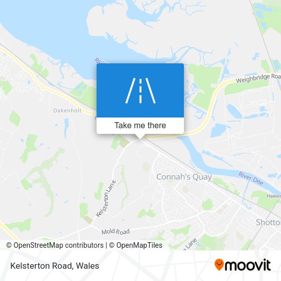 Kelsterton Road map
