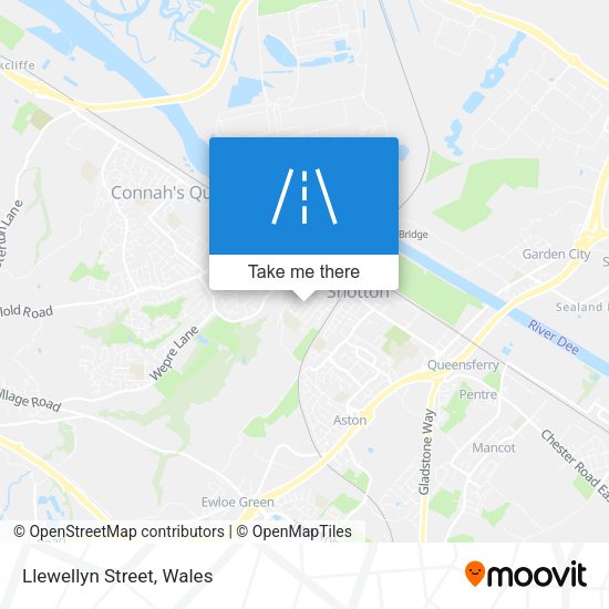 Llewellyn Street map