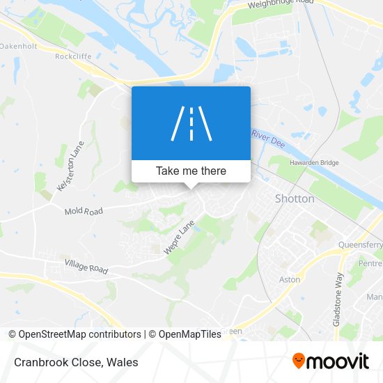 Cranbrook Close map