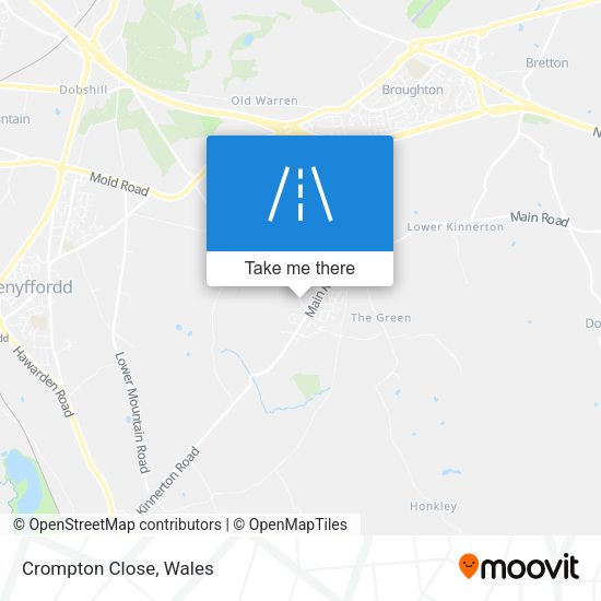 Crompton Close map