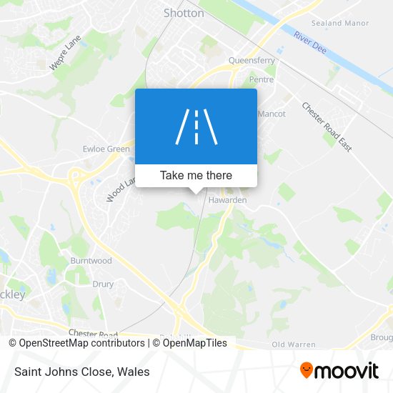 Saint Johns Close map