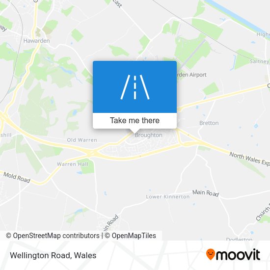 Wellington Road map