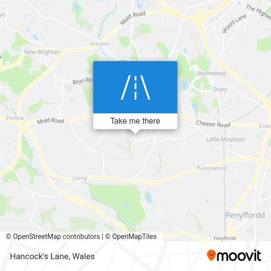 Hancock's Lane map