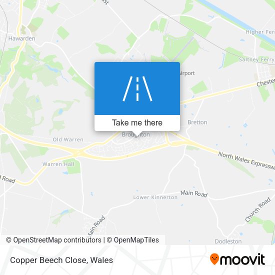 Copper Beech Close map