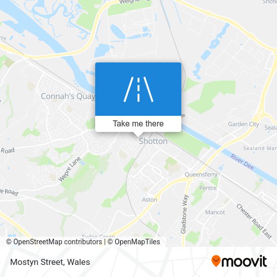 Mostyn Street map