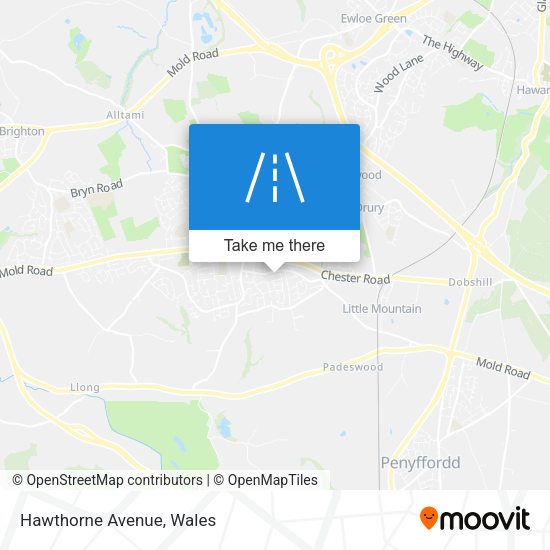 Hawthorne Avenue map