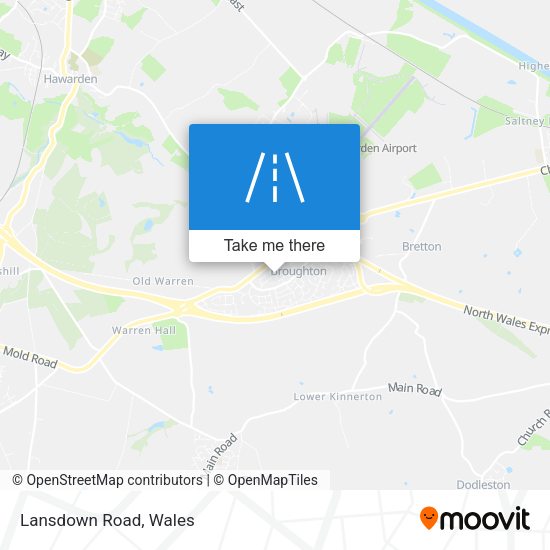 Lansdown Road map