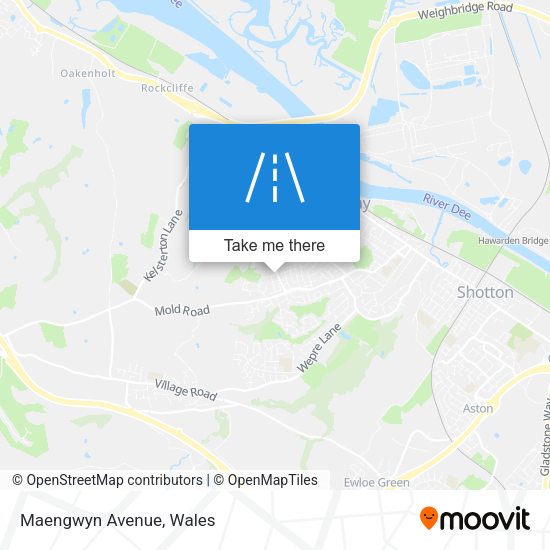 Maengwyn Avenue map