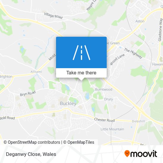 Deganwy Close map