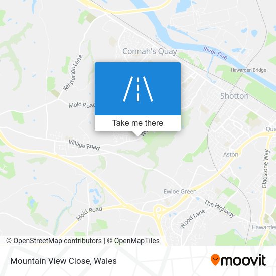 Mountain View Close map