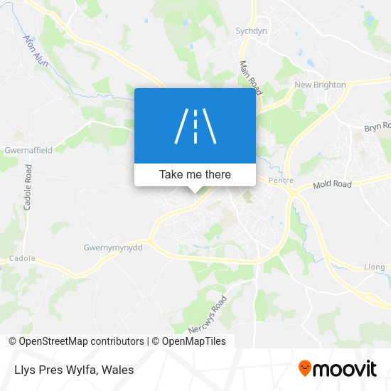 Llys Pres Wylfa map