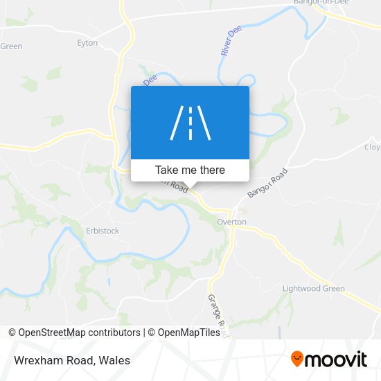 Wrexham Road map