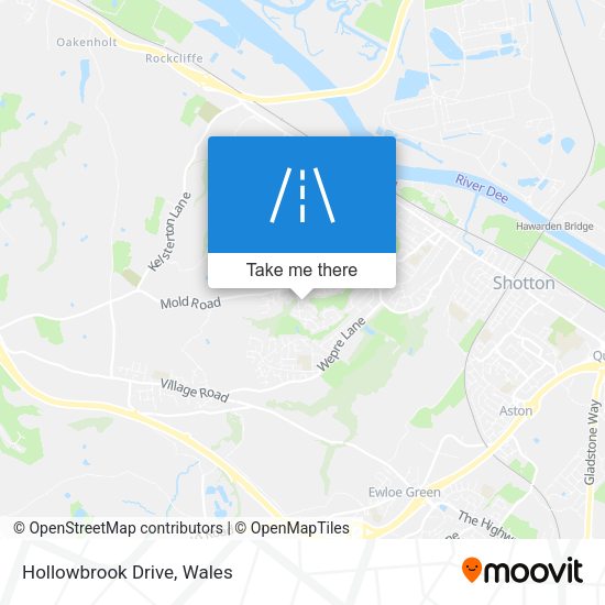 Hollowbrook Drive map