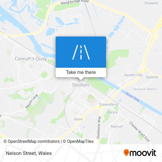 Nelson Street map