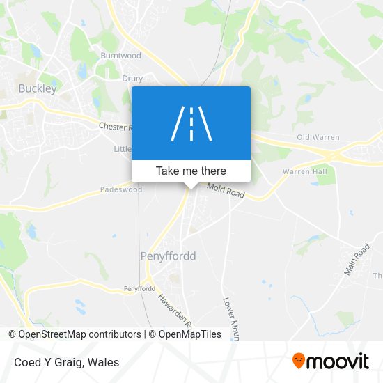 Coed Y Graig map