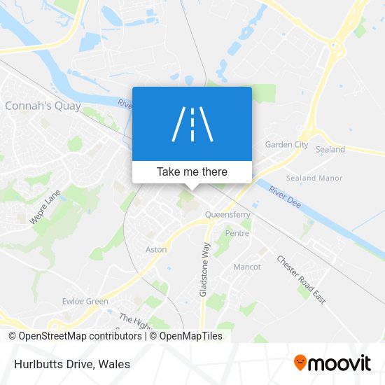 Hurlbutts Drive map