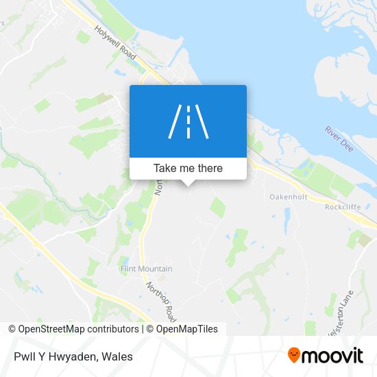 Pwll Y Hwyaden map