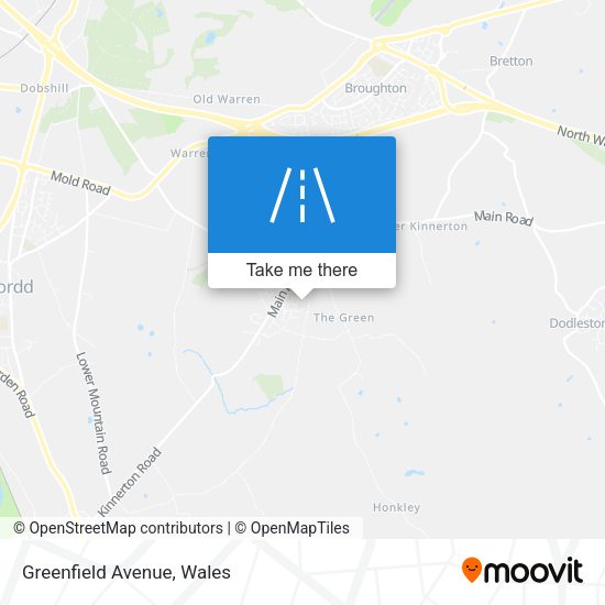 Greenfield Avenue map
