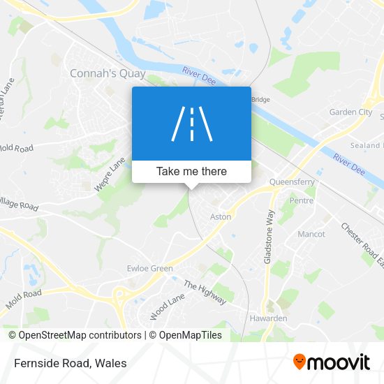 Fernside Road map