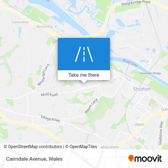 Cairndale Avenue map