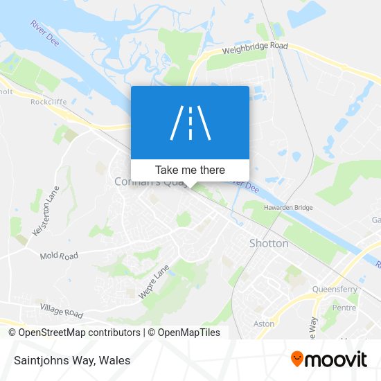 Saintjohns Way map